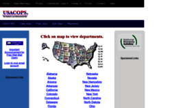 What Usacops.com website looked like in 2023 (1 year ago)