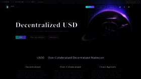 What Usdd.io website looked like in 2023 (1 year ago)