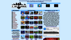 What Ugotgames.com website looked like in 2023 (1 year ago)
