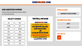 What Uokonline.com website looked like in 2023 (1 year ago)