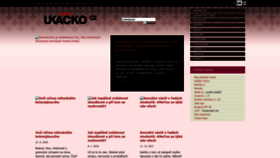 What Ukacko.cz website looked like in 2023 (This year)