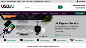 What Usb2u.co.uk website looked like in 2023 (This year)