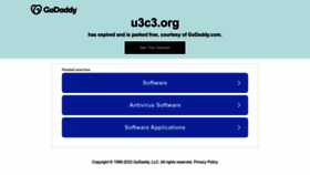 What U3c3.org website looked like in 2023 (1 year ago)