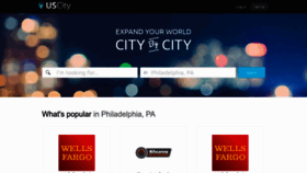 What Uscity.net website looked like in 2023 (This year)