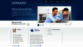What Ultraguest.com website looked like in 2023 (This year)