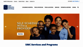 What Umchealthsystem.com website looked like in 2023 (This year)