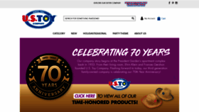 What Ustoy.com website looked like in 2023 (This year)