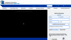 What Uninettunouniversity.net website looked like in 2023 (2 years ago)