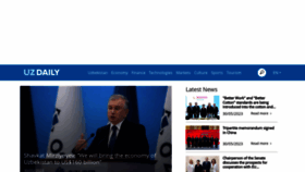 What Uzdaily.uz website looked like in 2023 (This year)