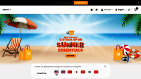 What Ubuy.vn website looked like in 2023 (3 years ago)