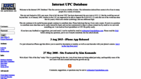 What Upcdatabase.com website looked like in 2023 (This year)
