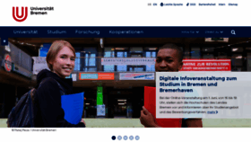 What Uni-bremen.de website looked like in 2023 (3 years ago)