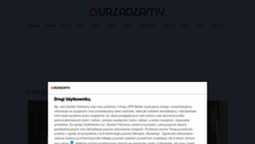 What Urzadzamy.pl website looked like in 2023 (This year)