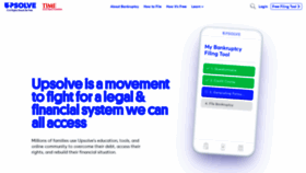 What Upsolve.org website looked like in 2023 (This year)