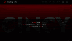 What Uc.edu website looked like in 2023 (2 years ago)