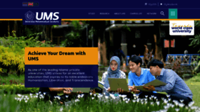 What Ums.ac.id website looked like in 2023 (3 years ago)