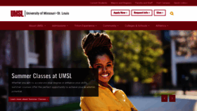 What Umsl.edu website looked like in 2023 (This year)