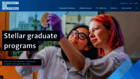 What Universityofcalifornia.edu website looked like in 2023 (This year)