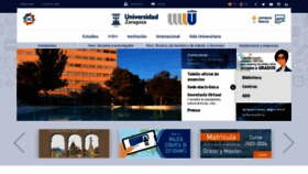 What Unizar.es website looked like in 2023 (This year)