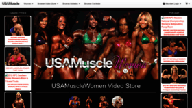What Usamusclewomen.com website looked like in 2023 (This year)