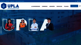 What Upla.edu.pe website looked like in 2023 (This year)