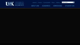 What Unk.edu website looked like in 2023 (This year)