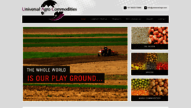 What Universal-agri.com website looked like in 2023 (This year)