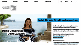 What Uni-konstanz.de website looked like in 2023 (2 years ago)