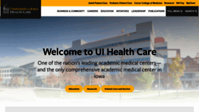 What Uihealthcare.org website looked like in 2023 (This year)