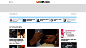 What Unotv.com website looked like in 2023 (This year)