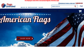 What Usflags.com website looked like in 2023 (This year)