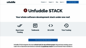 What Unfuddle.com website looked like in 2023 (This year)