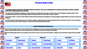What Usamadeproducts.biz website looked like in 2023 (This year)