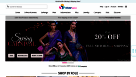 What Utsavfashion.com website looked like in 2023 (This year)