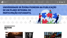 What Uevora.pt website looked like in 2023 (This year)