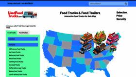 What Usedfoodtrucks.com website looked like in 2023 (This year)