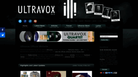 What Ultravox.org.uk website looked like in 2023 (2 years ago)