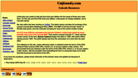 What Unifoundry.com website looked like in 2023 (This year)