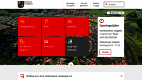 What Uitgeest.nl website looked like in 2023 (This year)