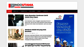 What Utama-indo.com website looked like in 2023 (This year)