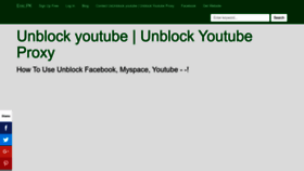 What Unblockyoutube.enic.pk website looked like in 2023 (This year)