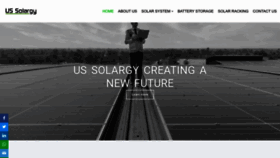What Ussolargy.com website looked like in 2023 (This year)