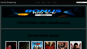 What Ultime-streaming.com website looked like in 2023 (This year)