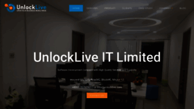 What Unlocklive.com website looked like in 2023 (This year)