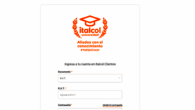 What Universidaditalcol.eclass.com website looked like in 2023 (This year)