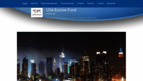What Usaescrowfund.com website looked like in 2023 (This year)