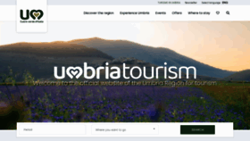 What Umbriatourism.it website looked like in 2023 (This year)