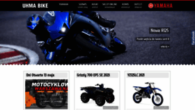 What Uhma-bike.pl website looked like in 2023 (This year)