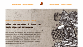 What Une-recette.fr website looked like in 2023 (This year)