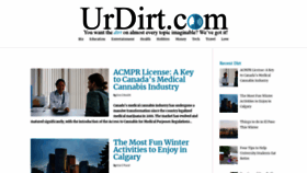 What Urdirt.com website looked like in 2023 (This year)